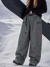 Women's Utility Techline Durable Stretch Cargo Baggy Freestyle Fit Snowboard Pants