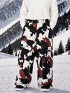 Men's Nightline Park Rider Reflective Trim Cargo Pockets Baggy Snow Pants