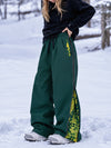 Women's Hyper Flux Graffiti Panel Side Zip Extra Baggy Snowboard Pants