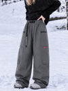 Women's Utility Techline Durable Stretch Cargo Baggy Freestyle Fit Snowboard Pants