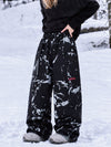 Women's Utility Techline Durable Stretch Cargo Baggy Freestyle Fit Snowboard Pants