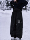 Women's Camden Punk Rivet Street Utility Cargo Snowboard Pants – Baggy Freestyle Fit