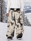 Men's Utility Cargo Baggy Snow Pants – Multi Pocket Street Belt Design