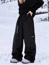 Women's Utility Techline Durable Stretch Cargo Baggy Freestyle Fit Snowboard Pants