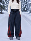 Women's Hyper Flux Graffiti Panel Reflective Line Jogger Baggy Snowboard Pants