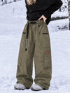 Women's Utility Techline Durable Stretch Cargo Baggy Freestyle Fit Snowboard Pants