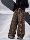 Women's Nightline Park Rider Reflective Trim Cargo Pockets Baggy Snow Pants