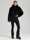 Women's Glacier Vogue Ski Jumpsuit & Faux Fluffy Fur Delish Jacket