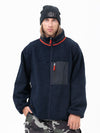 Men's Mountain-Ready Faux Sherpa Adventure Full-Zip Warm Fleece Jacket