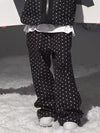 Women's Mountain Fancy Polka Dot Stars Freestyle Snow Pants