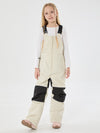 Girls Winter Trek Light Reflective Knee Guard Waterproof Insulated Snow Bib Pants