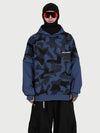Men's Park Rider 2-in-1 Layered Freestyle Snow Hoodie with Contrast Sleeves