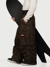 Men's Utility Cargo Baggy Snow Pants – Multi Pocket Street Belt Design