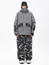Men's Chillform Reflective Camo Snow Suit – Glow Trail Jacket with Baggy Snow Pants Set