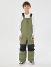 Boys Winter Trek Light Reflective Knee Guard Waterproof Insulated Snow Bib Pants