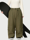 Women's Utility UrbanCraft Cargo Double Knee Snowboard Pants with Rivet-Reinforced Panels