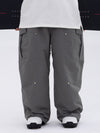 Men's Double Knee Mountain Freestyle Baggy Camo Snow Pants