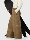 Women's Utility Wild Soul Crew Heavy Stitch Cargo Baggy Fit Snowboard Pants
