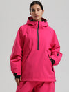 Women's Gsou Snow Durable Urban Vibe Pullover Anorak Snowboard Jacket