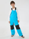 Boys Winter Trek Light Reflective Knee Guard Waterproof Insulated Snow Bib Pants
