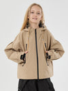Girls Snow Hopper Bunny Ear Hooded Waterproof Thermal Snow Jacket