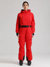 Women's Gsou Snow Alpine Luxe Slim Fit Full Body Onesie Ski Jumpsuit