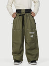 Men's Camden Punk Rivet Street Utility Cargo Snowboard Pants – Baggy Freestyle Fit