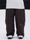 Men's Double Knee Mountain Freestyle Baggy Snow Pants