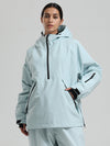 Women's Gsou Snow Durable Urban Vibe Pullover Anorak Snowboard Jacket