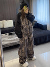 Women's First Encounter Blizzard Babe Leopard Baggy Snow Suit
