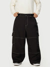Women's Utility Wild Soul Crew Heavy Stitch Cargo Baggy Fit Snowboard Pants