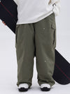 Women's Double Knee Mountain Freestyle Baggy Snow Pants