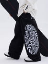 Men's All Weather Reflective Swaggy Graphic Cargo Snow Pants