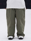 Men's Double Knee Mountain Freestyle Baggy Camo Snow Pants