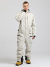 Men's All Mountain Freerider One Piece Ski Suits Full Body Snowsuits