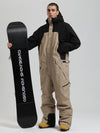 Men's Backcountry Explorer One Piece Cargo Ski Suits Full Body Snowsuits
