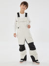 Boys Mountain Trek Light Reflective Knee Guard Waterproof Insulated Snow Bib Pants