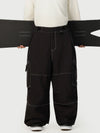 Women's Utility Wild Soul Crew Heavy Stitch Cargo Baggy Fit Snowboard Pants