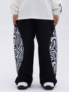 Women's All Weather Reflective Swaggy Graphic Cargo Snow Pants