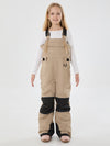 Girls Mountain Trek Light Reflective Knee Guard Waterproof Insulated Snow Bib Pants