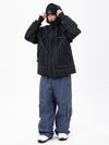 Men's Night Skiing Chill Reflective Snow Suit – Mountain Jacket & Streetstorm Baggy Pants Set