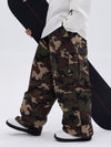 Men's Double Knee Mountain Freestyle Baggy Snow Pants