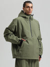Men's Gsou Snow Durable Urban Vibe Pullover Anorak Snowboard Jacket