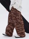 Men's Double Knee Mountain Freestyle Baggy Snow Pants
