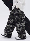 Men's Double Knee Mountain Freestyle Baggy Snow Pants