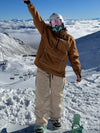 Women's Double Knee Mountain Freestyle Baggy Camo Snow Pants