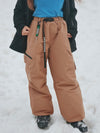 Women's Prime Mountain Baggy Snow Pants with Dual Side Cargo Pockets