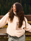 Women's Mountain-Ready Faux Sherpa Adventure Full-Zip Warm Fleece Jacket