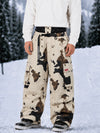 Men's Utility Cargo Baggy Snow Pants – Multi Pocket Street Belt Design