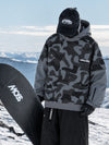 Men's Park Rider 2-in-1 Layered Freestyle Snow Hoodie with Contrast Sleeves